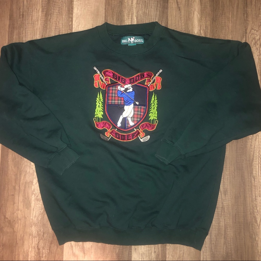 BIG DOGS GOLF CREW NECK